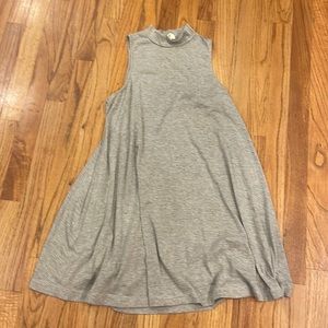 Silence + noise gray turtleneck dress